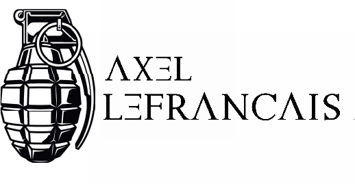 logo d'une grenade en noir et blanc